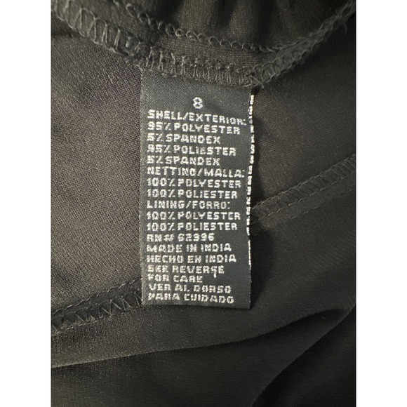 Scarlett Black Long Formal Sleeveless Evening‎ Gown Sheer Top NWT Size 8 - Picture 11 of 12